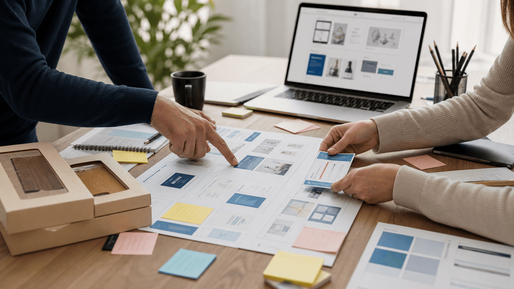 A plus content layout with trust module and product quality seal