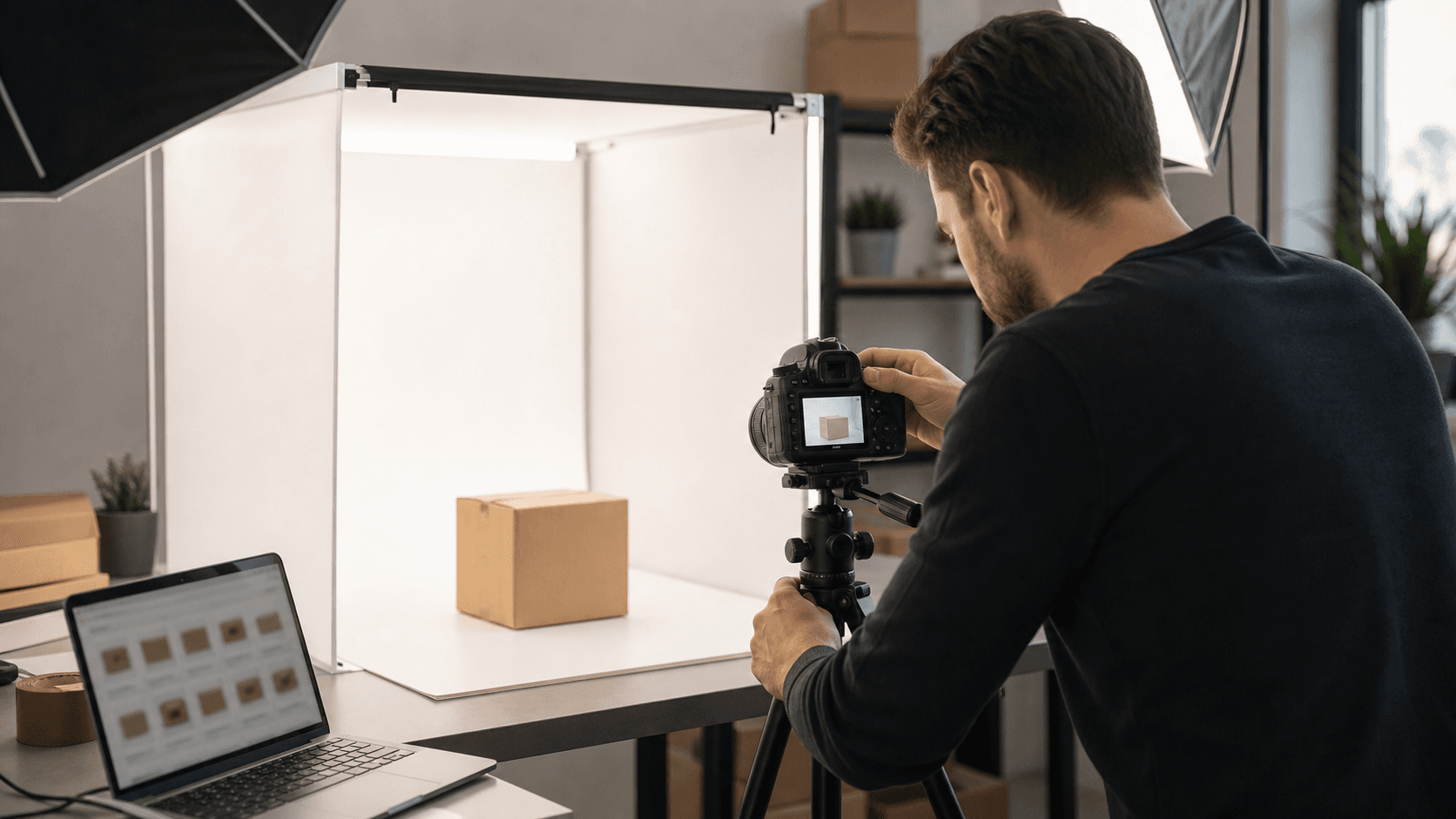 Product photography setup for Amazon Germany listing images