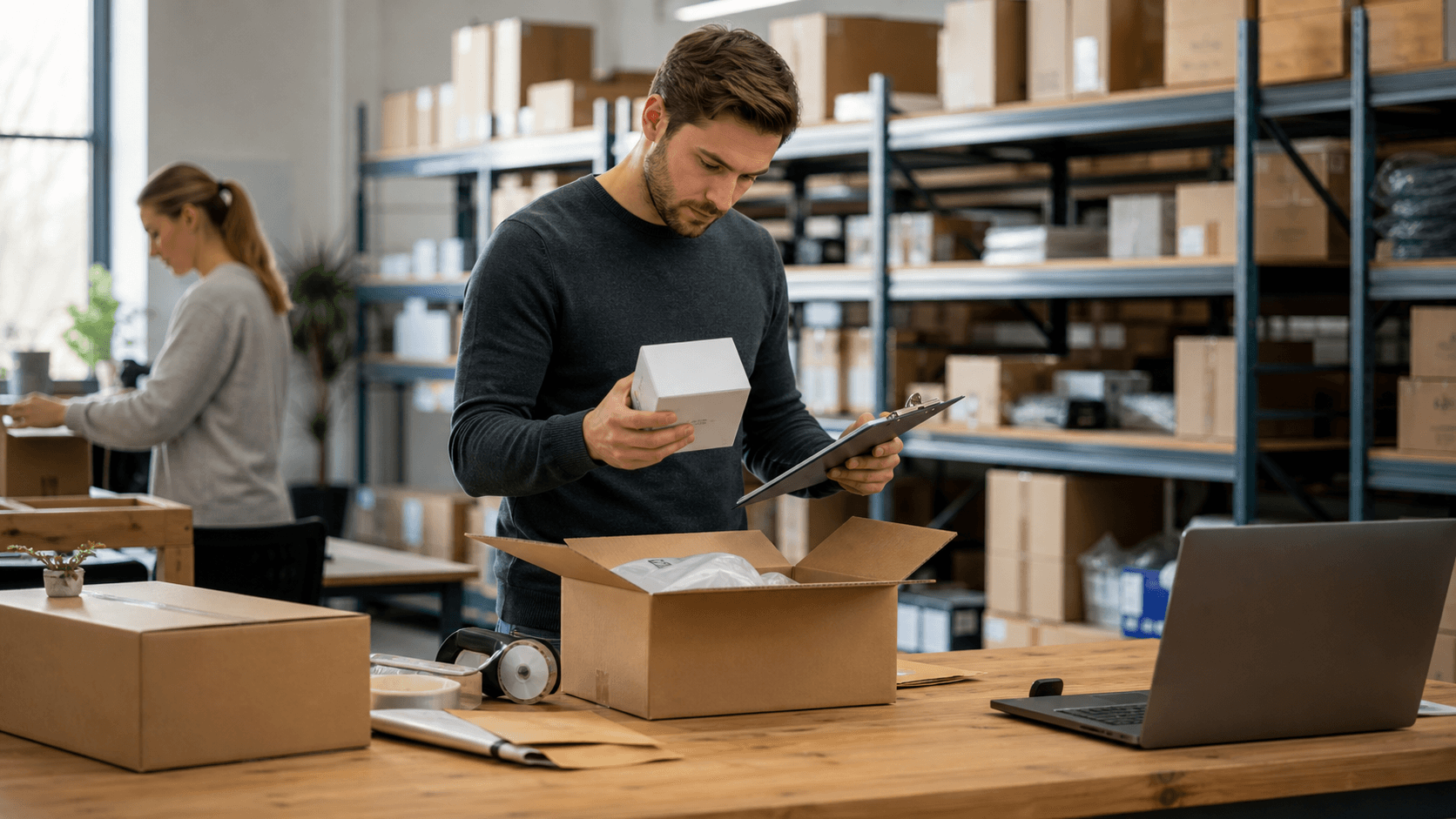 Ecommerce warehouse product quality check for DACH market entry